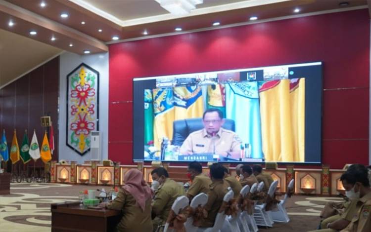 Wagub Kalteng Rakor Inflasi Bersama Mendagri