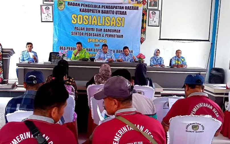BPPD Barito Utara Sosialisasi PBB di Desa Bukit Sawit