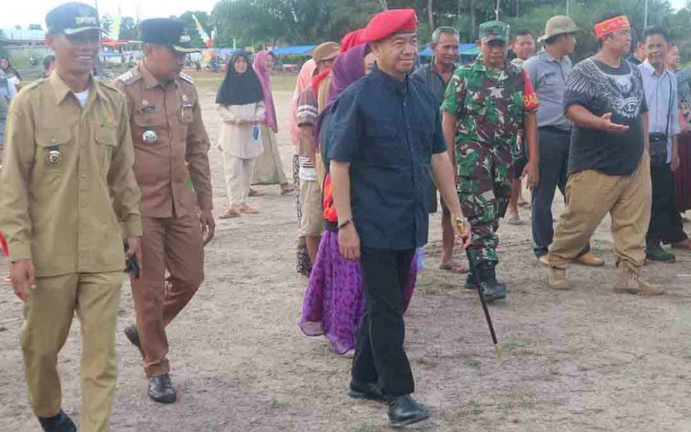 Bupati Seruyan Kunjungi Desa Tebiku