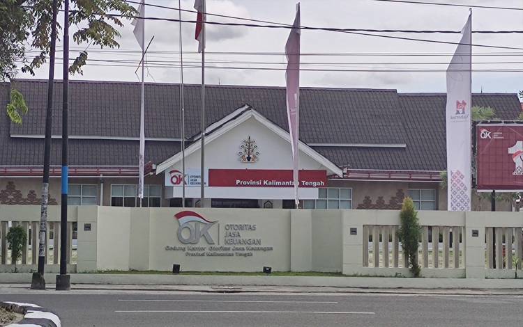 Kantor OJK Kalteng di jalan RTA Milono no 7 Kota Palangka Raya. (FOTO: HERMAWAN)
