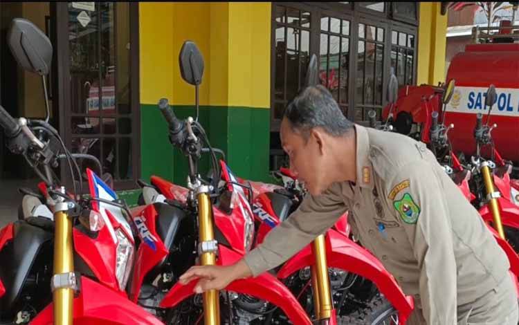 Satpol PP dan Damkar Kapuas Tambah Belasan Kendaraan Operasional