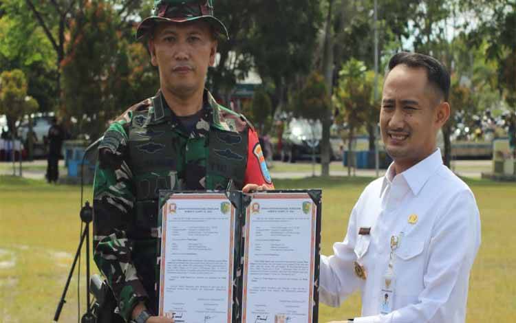 Wali Kota Palangka Raya Terima Hasil Program TMMD Reguler ke 115