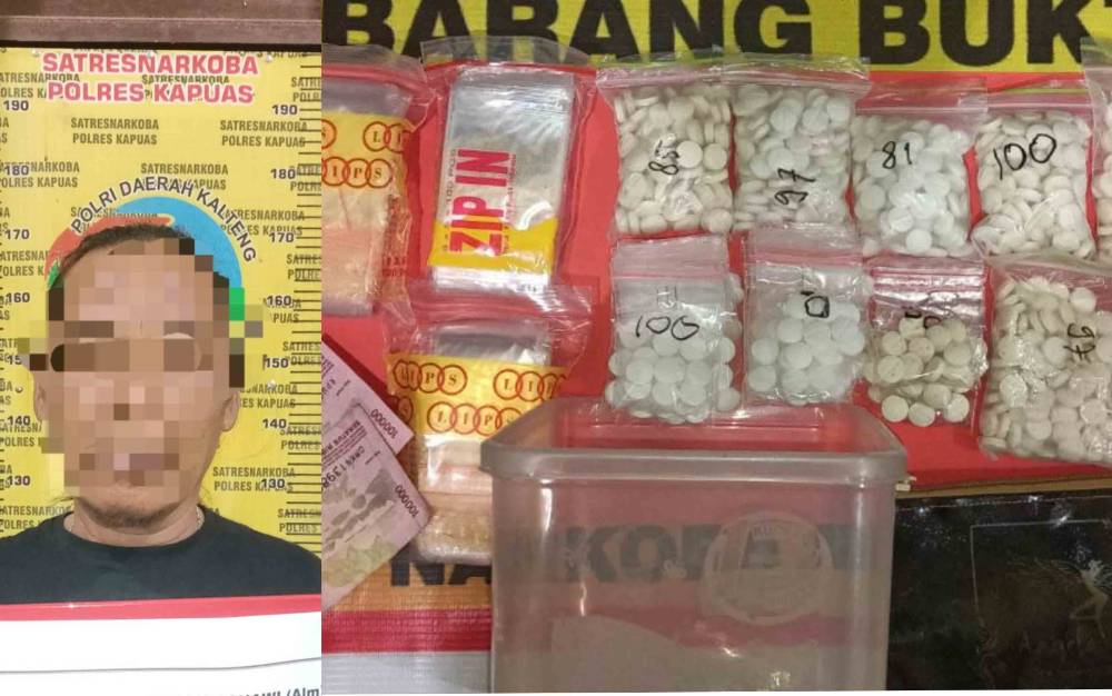 Miliki Ribuan Butir Obat Terlarang Siap Edar, Pria ini Ditangkap Polisi