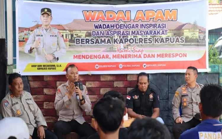 Program Wadai Apam Polres Kapuas Sasar Komunitas Motor