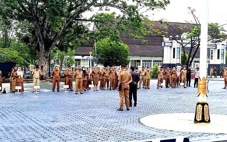 Sekda Barito Utara Harapkan Apel Pagi dan Siang Terus Dilakukan