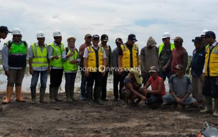 Direktur Irigasi Rawa Kunjungi Lahan Pertanian di Katingan Kuala