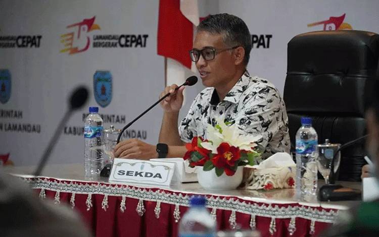 Sekda Lamandau Ingatkan Pentingnya Keakuratan Data