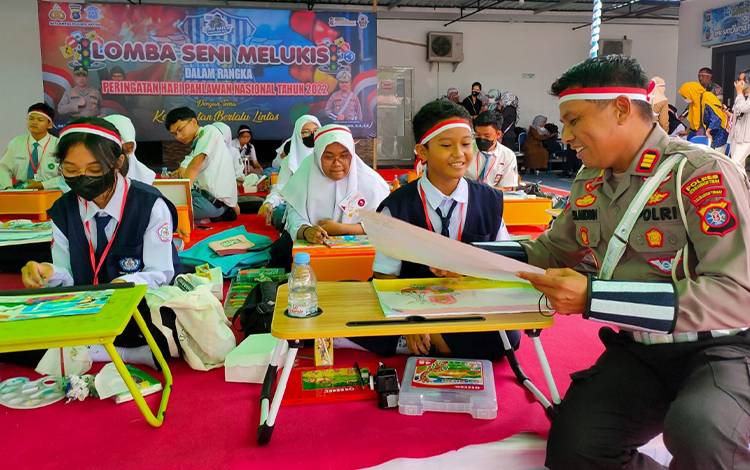 Satlantas Polres Kotim Gelar Lomba Melukis Bertemakan Tertib Lalu Lintas?