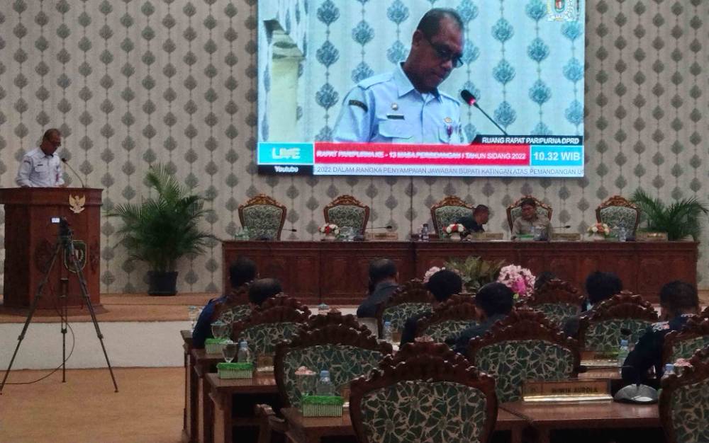 Rapat Paripurna DPRD Katingan Tentang Jawaban Bupati Akhirnya Digelar