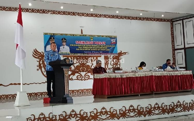 Bupati Gunung Mas Ajak Perangkat Daerah Aktif Cegah Penyalahgunaan Narkotika