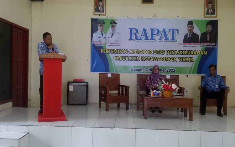 Dinsos Kotim Lakukan Pemutakhiran Data Penerima Bansos