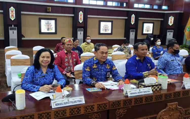 Pemkab Seruyan Ikuti Rakor TPAKD