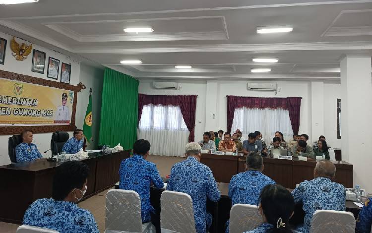 Ini yang Dibahas Bupati Gunung Mas saat Rapat dengan PBS