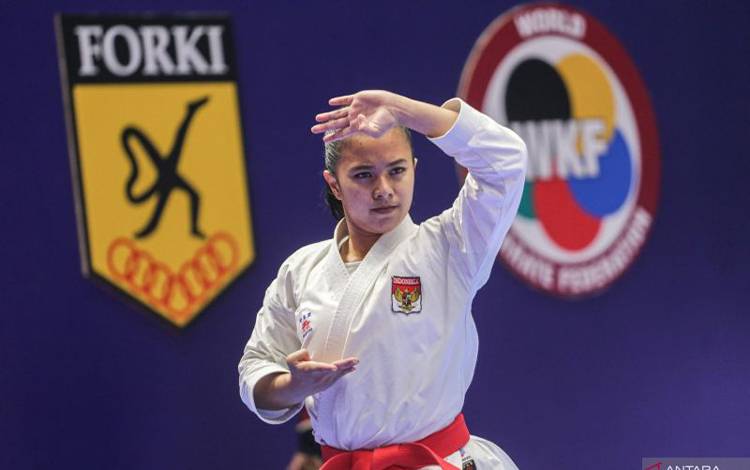 Indonesia Pastikan Emas Kata Beregu Putra Karate 1 Series A Jakarta