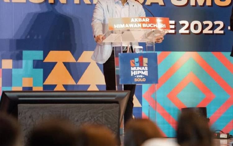 Caketum Hipmi Akbar Buchari Bicara Bonus Demografi 2030 di Debat Final