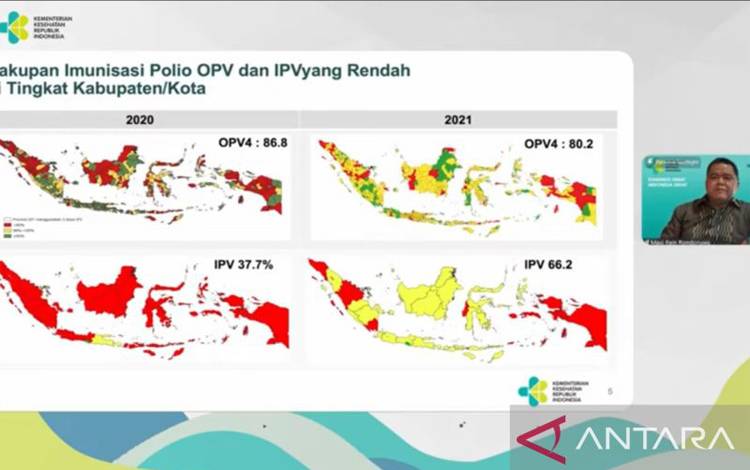 Kemenkes: Indonesia Risiko Tinggi Penyebaran Virus Polio