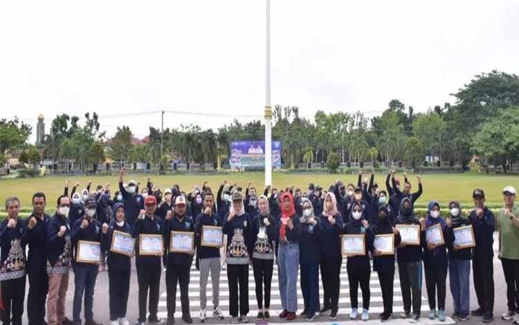Launching Lokus Germas dan Deklarasi Kelurahan ODF di Palangka Raya. (FOTO: HUMAS PEMKO)