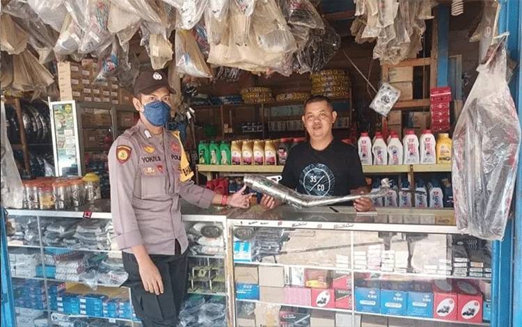 Razia Knalpot Brong Hingga ke Toko dan Bengkel