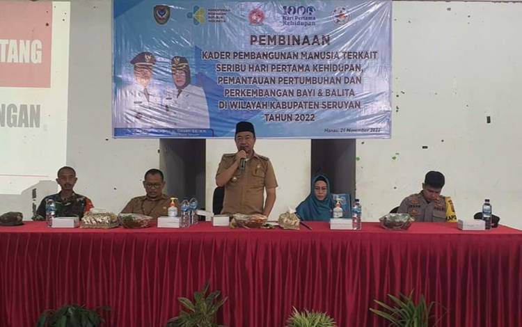 Bupati Seruyan Buka Pembinaan Kader Pembangunan Manusia
