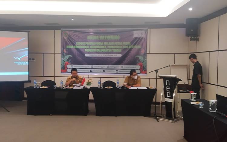Diskominfosantik Gelar Media Gathering Expose Pembangunan Kalteng