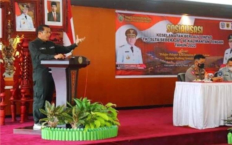 Bupati Murung Raya Apresiasi Sosialisasi Keselamatan Berlalu Lintas bagi Pelajar