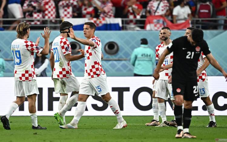 Menang 4-1, Kroasia Pulangkan Kanada dari Pentas Piala Dunia Qatar