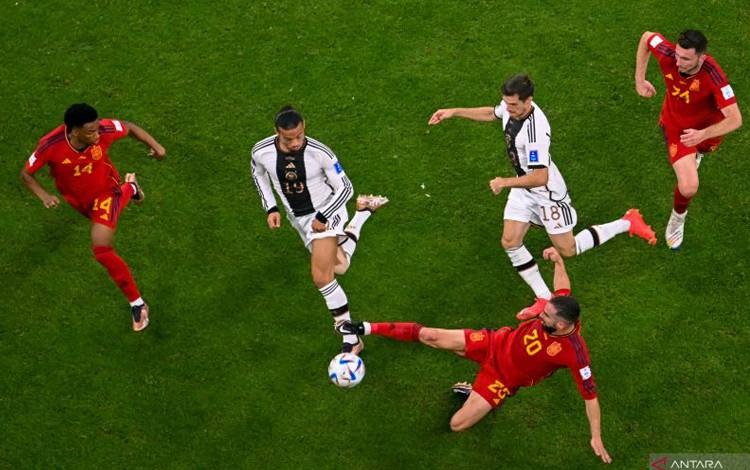 Laga Jerman vs Spanyol Berakhir Imbang 1-1