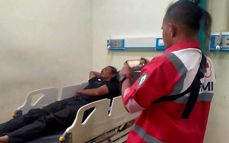 Tabung Gas Las Meledak, Seorang Perkerja Dilarikan ke RSUD dr Murjani Sampit