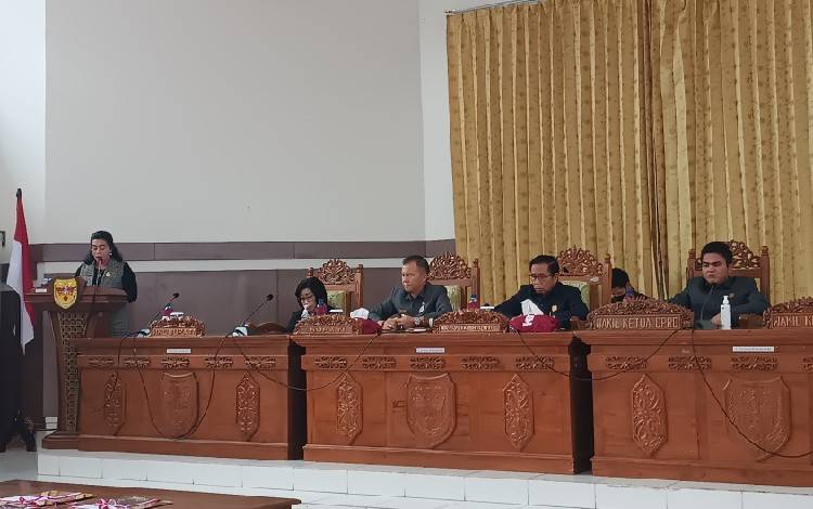 Badan Anggaran DPRD Gunung Mas Sampaikan Sejumlah Imbauan untuk Perangkat Daerah