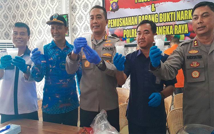Residivis Pencurian Kembali Terlibat Peredaran 1,1 Kg Narkoba di Palangka Raya