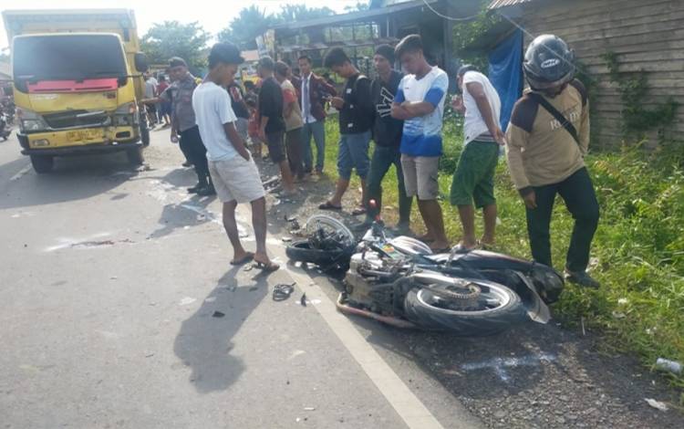 Begini Kornologi Kecelakaan Dump Truk dan Motor Tewaskan 1 Orang