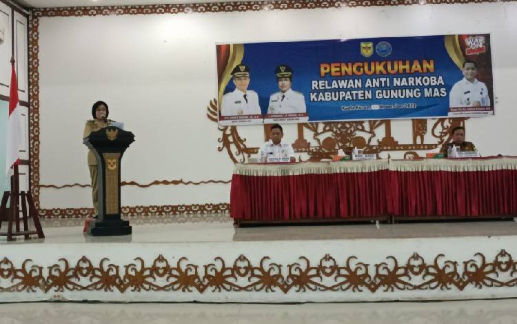 Diharapkan Relawan Anti Narkoba Gunung Mas Bisa Implementasikan Program Pencegahan Penyalahgunaan Narkoba