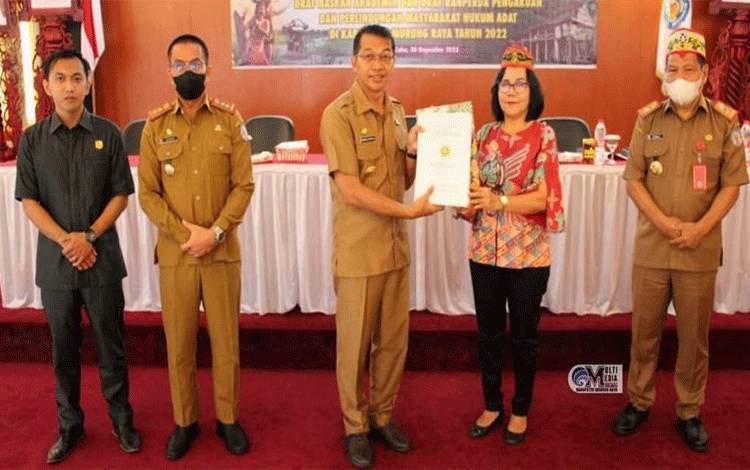 Bupati Murung Raya Sampaikan ini pada Workshop Penyusunan Naskah Akademik Ranperda Masyarakat Hukum Adat