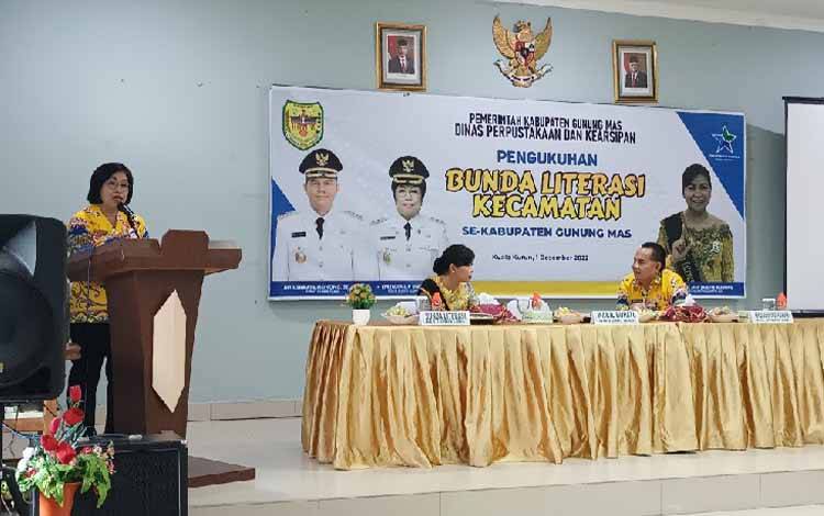 Begini Harapan Bupati Gunung Mas atas Dikukuhkannya Bunda Literasi Kecamatan