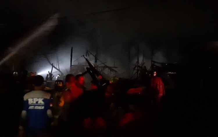Rumah 3 Pintu di Palangka Raya Habis Terbakar