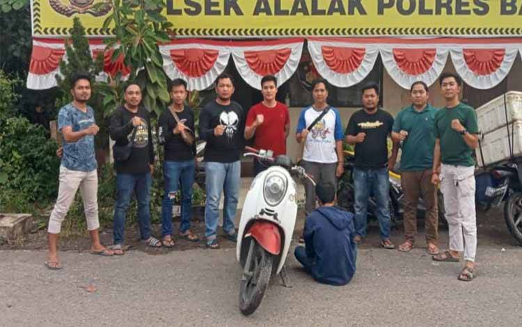 Curi Motor di Kapuas, Pemuda Ini Ditangkap Polisi di Alalak Batola