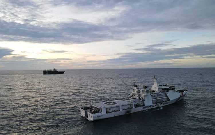 Bakamla RI Tertibkan Kapal Bahama Drifting di Perairan Kepri