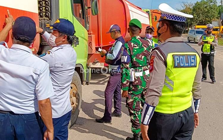 81 Angkutan ODOL Terjaring Petugas Gabungan