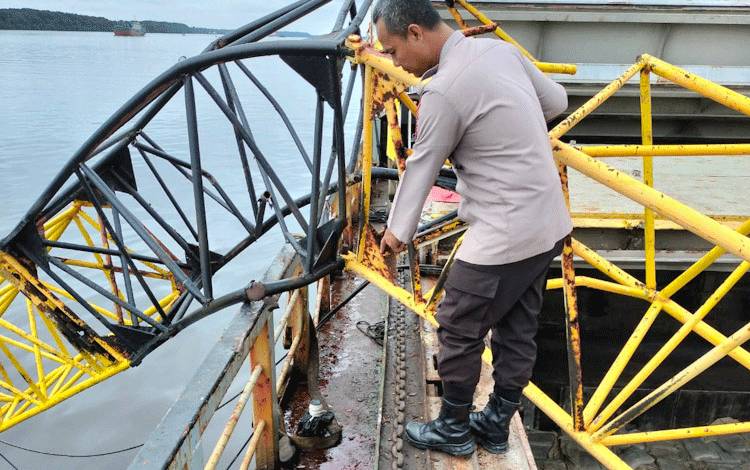 Tertimpa Boom Crane Kapal, Chief KM Bintang Sejahtera 8 Tewas