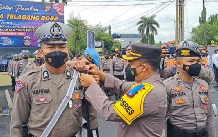 Polres Kotim Terjunkan Pasukan Penuh Saat Pengamanan Natal dan Tahun Baru 2023