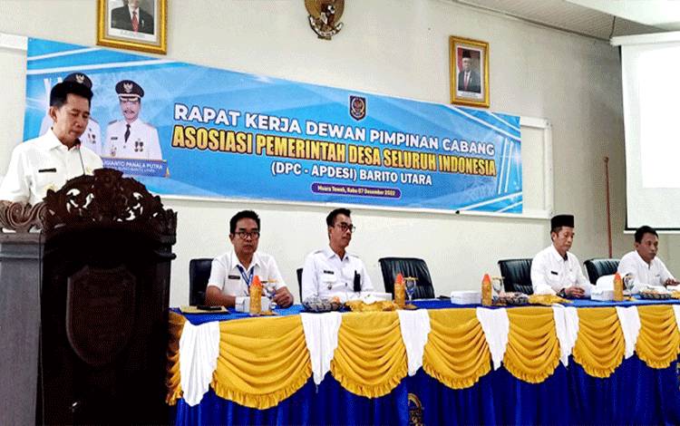 DPC Apdesi Barito Utara Gelar Rapat Kerja