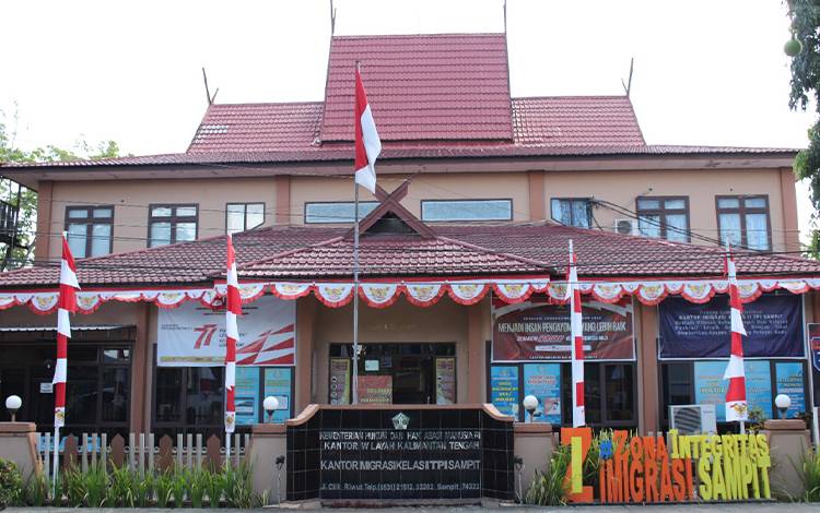 Kantor Imigrasi Kelas II TPI Sampit, Kalimantan Tengah