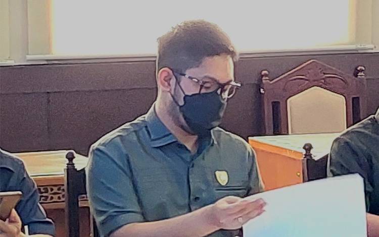 Anggota DPRD Kalteng, Bryan Iskandar. (FOTO: DONNY D)