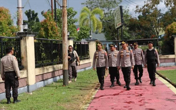 Polres Kapuas Gelar Latihan Sispam Mako, Ini Tujuannya