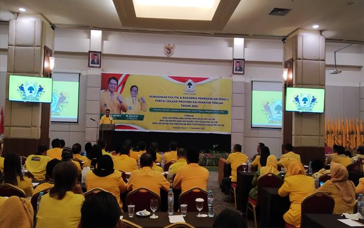 Partai Golkar Kalteng Gelar Dikpol dan Rakornis Pemenangan Pemilu 2024