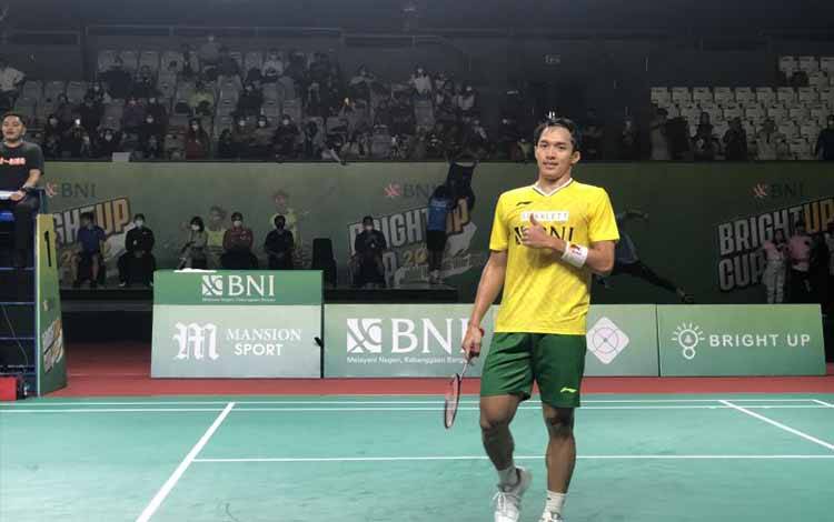 Jonatan Mengaku Senang Mencapai Semifinal Meski Dikalahkan Ginting