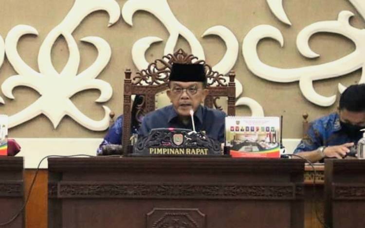 Wakil Ketua I DPRD Kalteng, Abdul Razak. (FOTO: DONNY D)