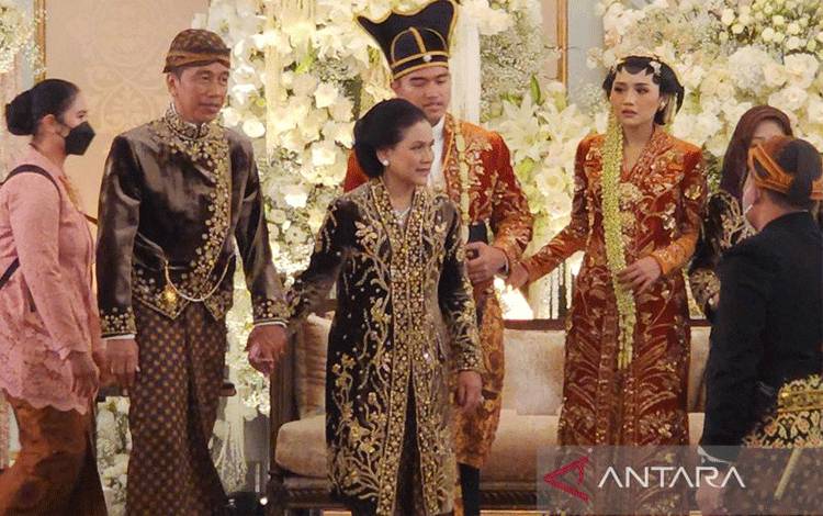 Jokowi Berterima Kasih atas Kelancaran Pernikahan Kaesang-Erina