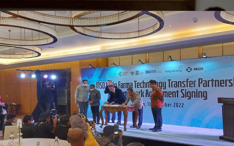 Bio Farma dan MSD Kerja Sama Produksi Vaksin HPV di Indonesia