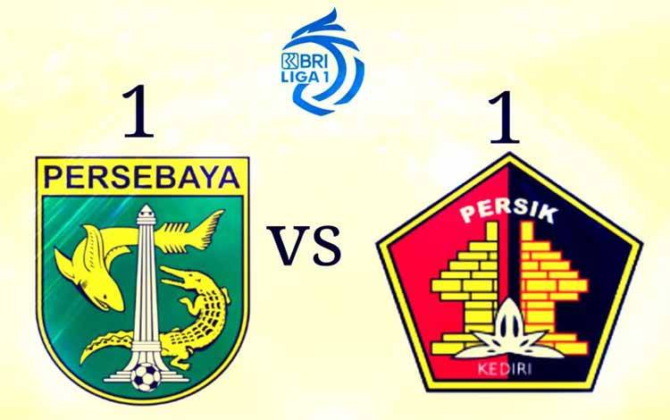 Persebaya Surabaya Ditahan Imbang Persik Kediri 1-1